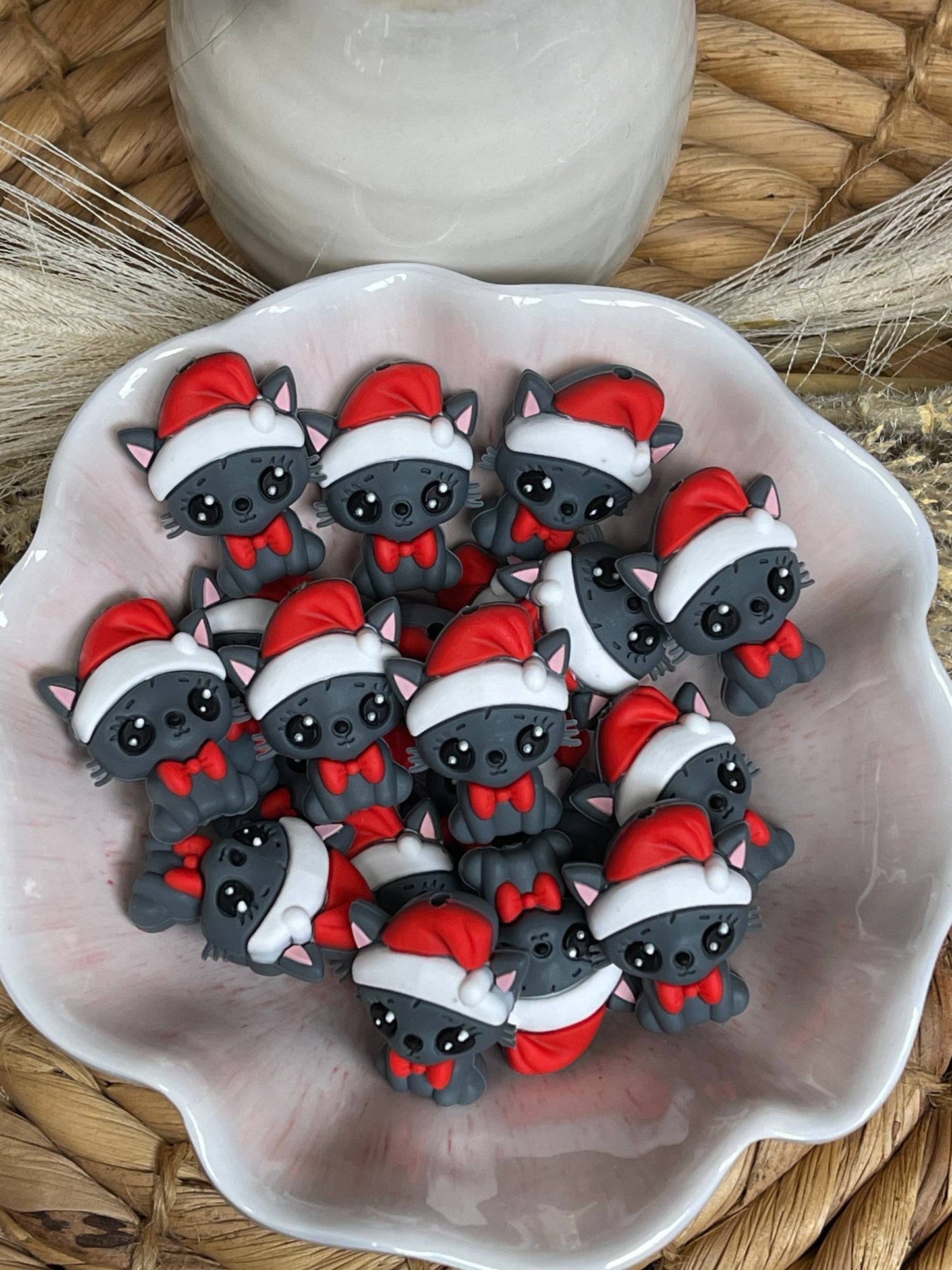 3D Winter Kitty Focal