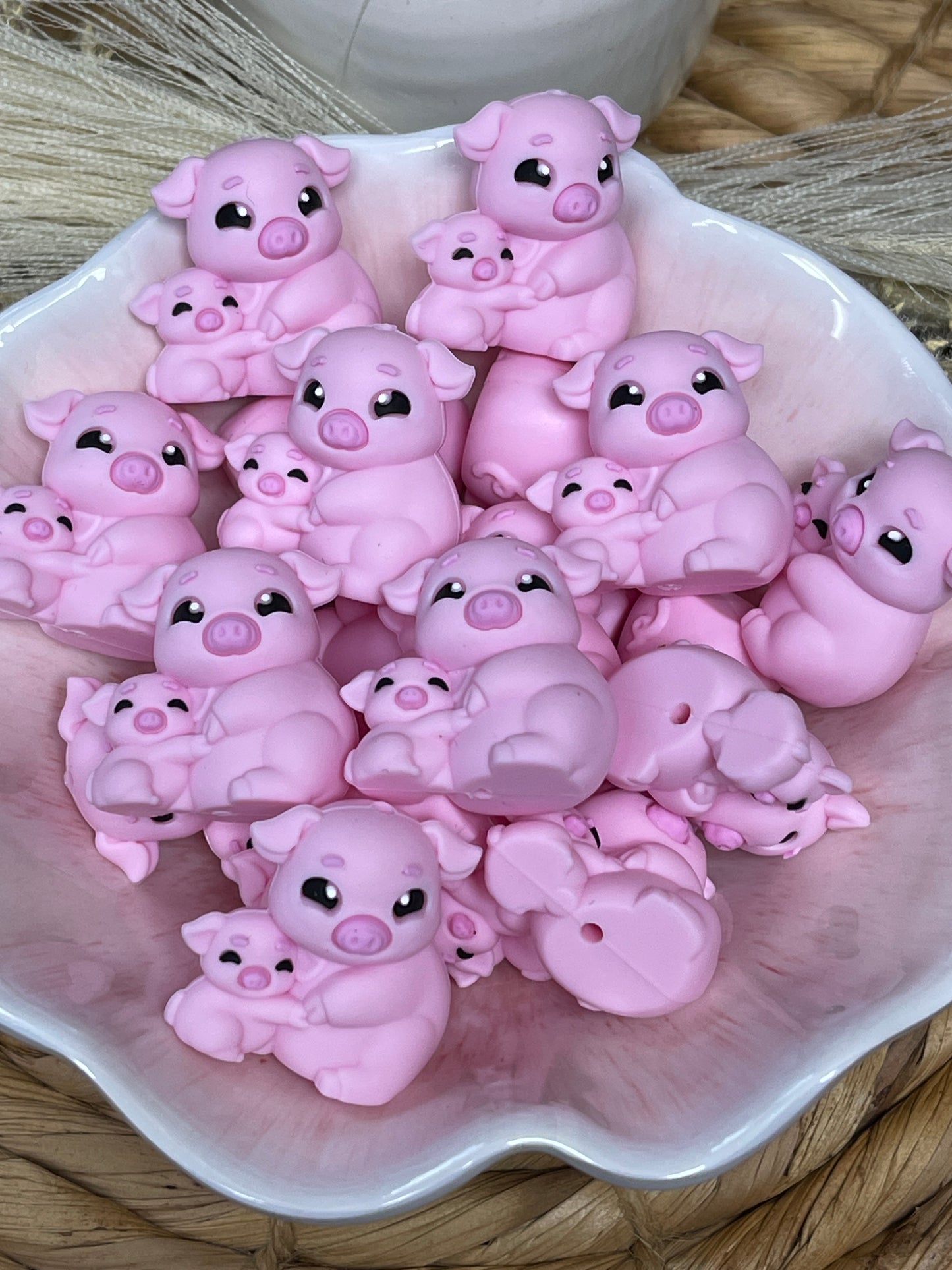 3D Momma and Baby Pig Focal