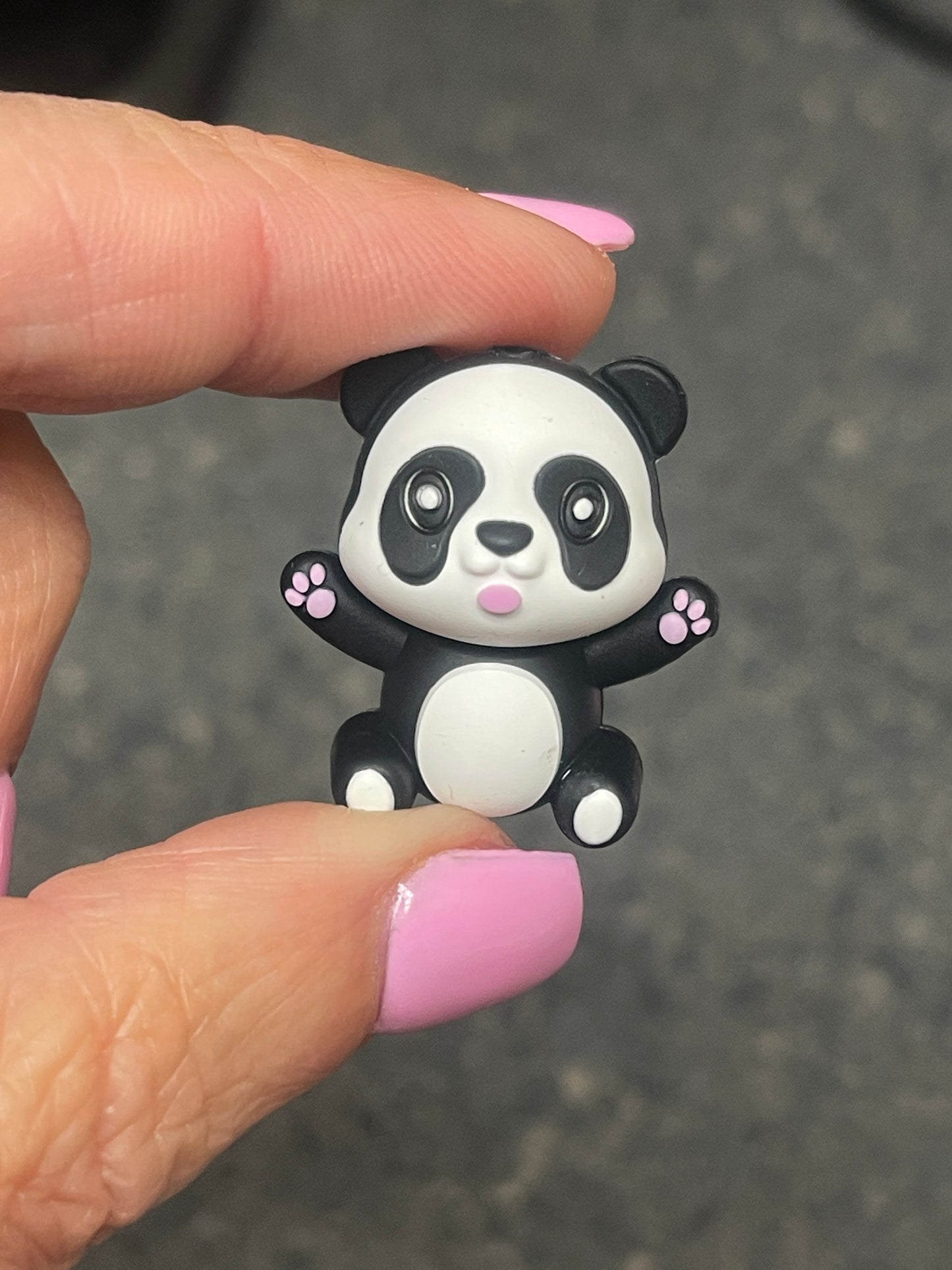 3D Penny Panda Silicone Focal