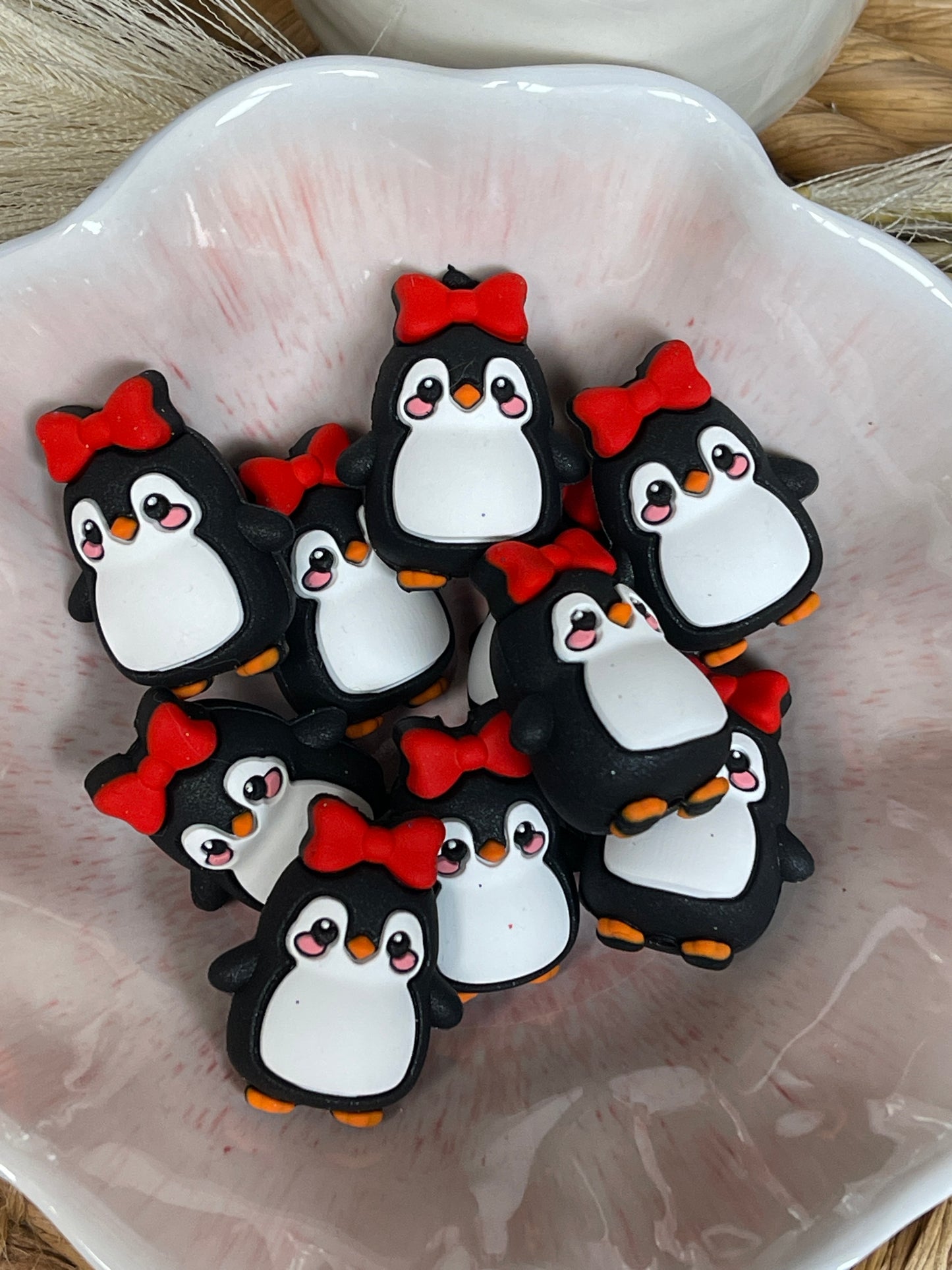 3D Penguin Silicone Focal