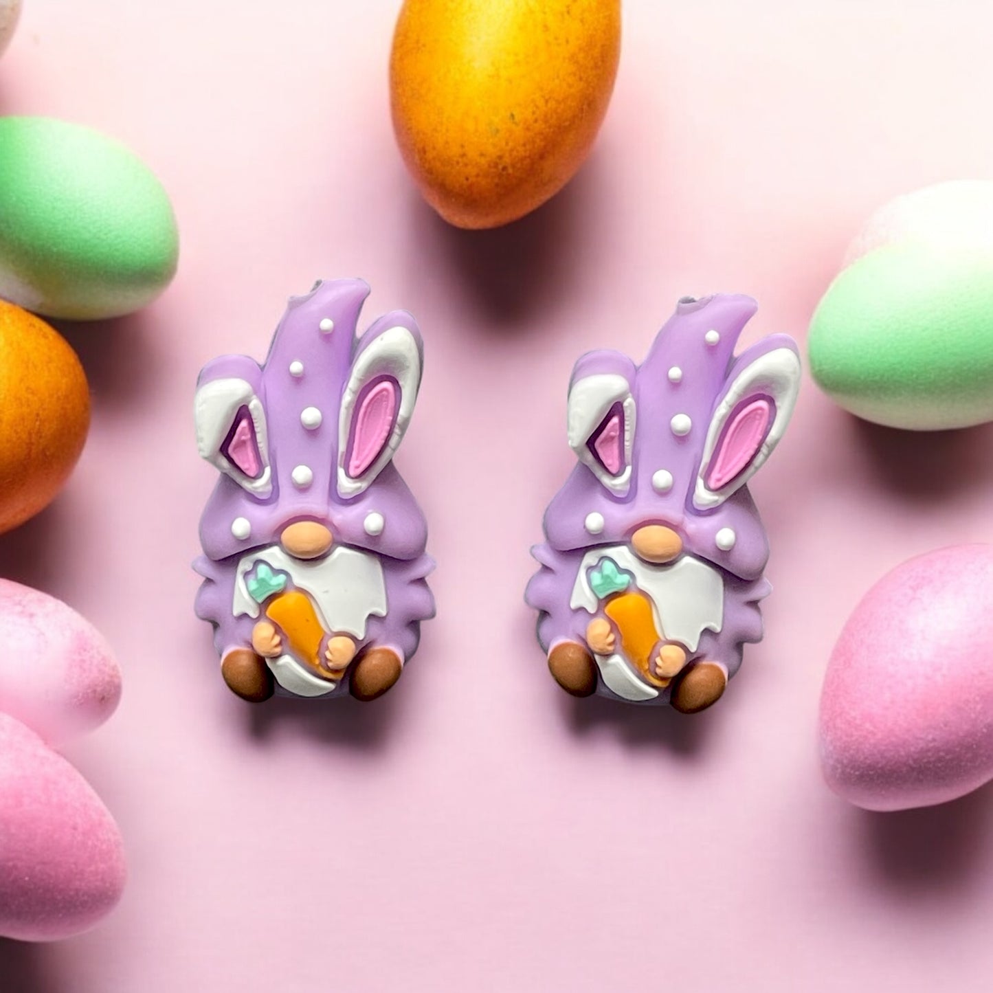 3D  Easter Gnome Silicone Focal