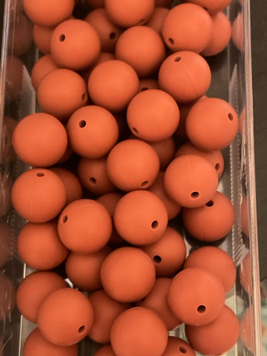 Rubber Brown 15mm round