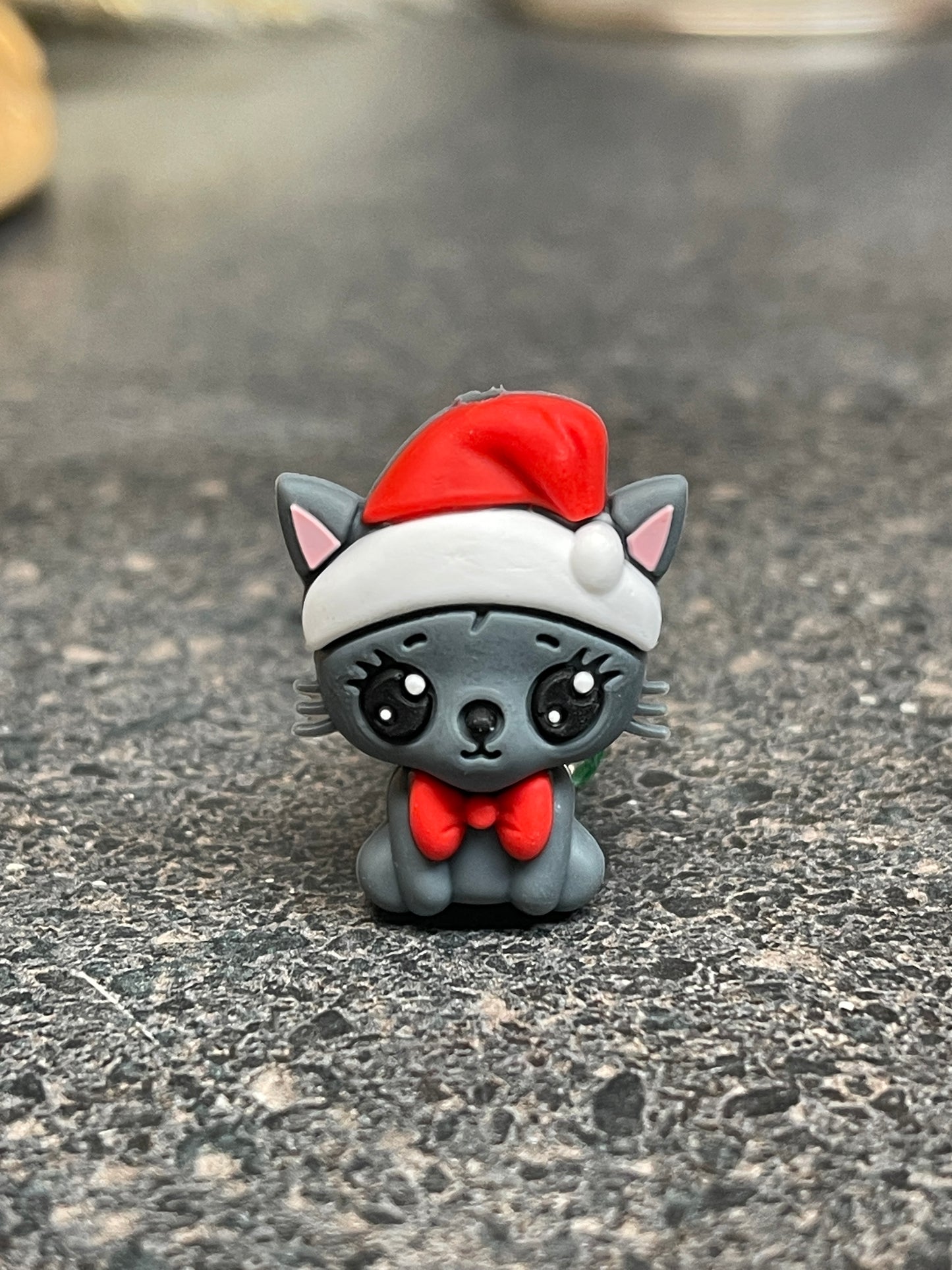 3D Winter Kitty Focal
