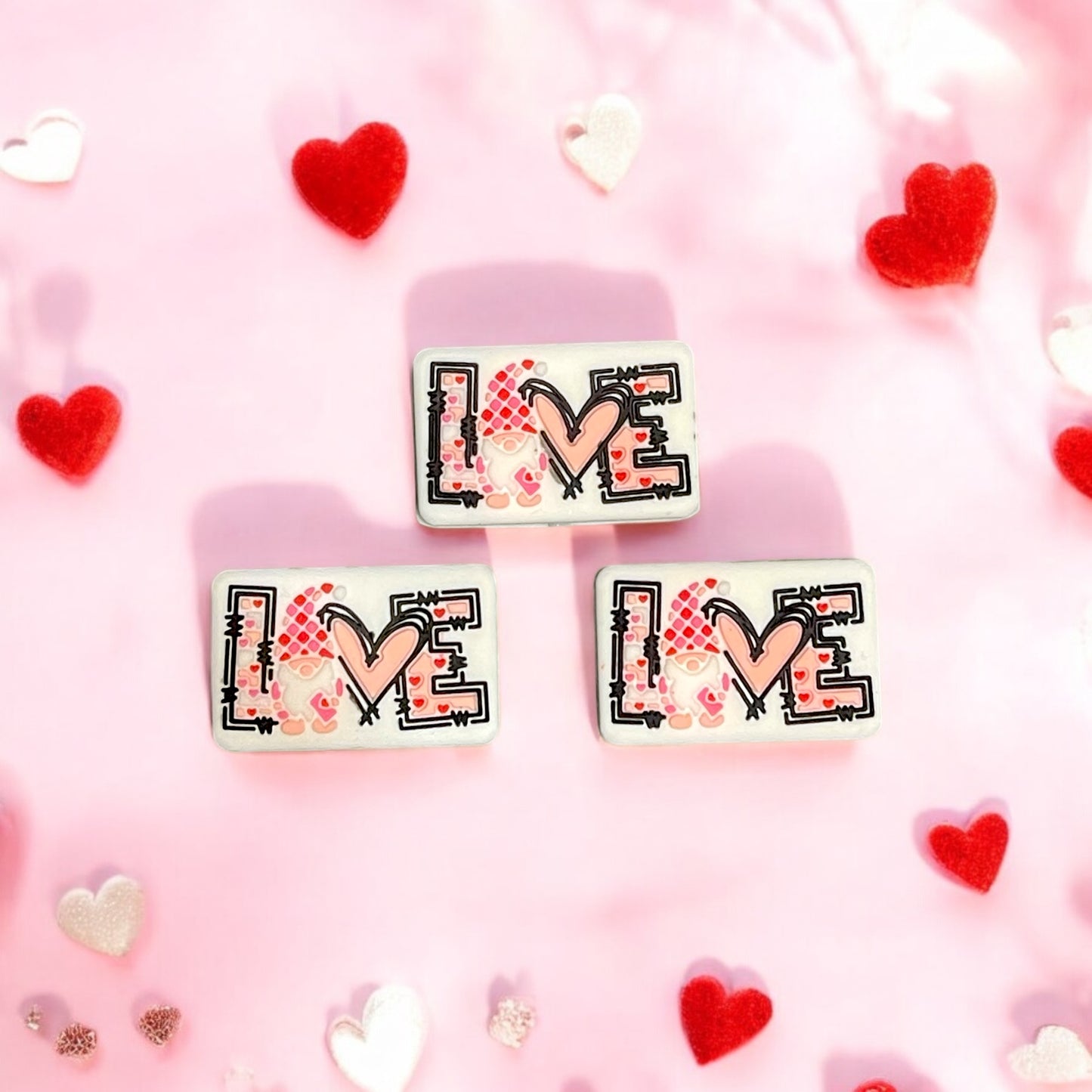 LOVE Gnome Square Valentine Focal