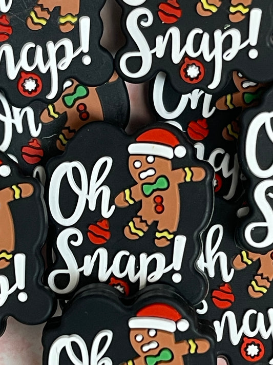 Oh Snap Gingerbread Man Focal
