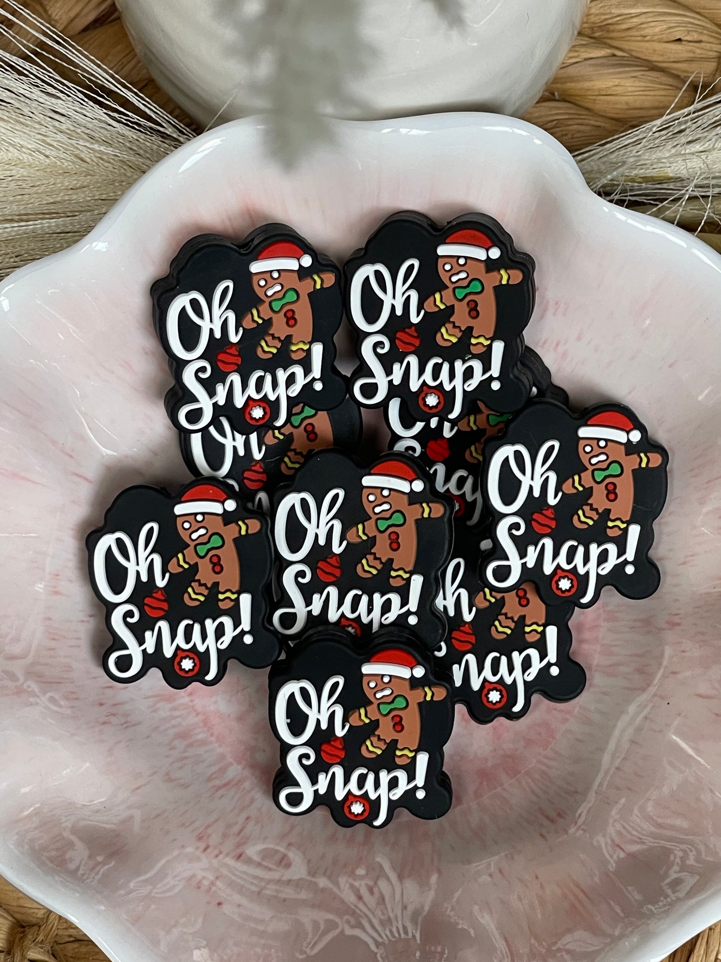 Oh Snap Gingerbread Man Focal