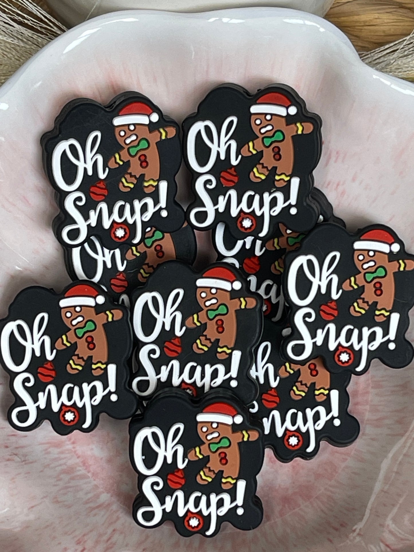 Oh Snap Gingerbread Man Focal