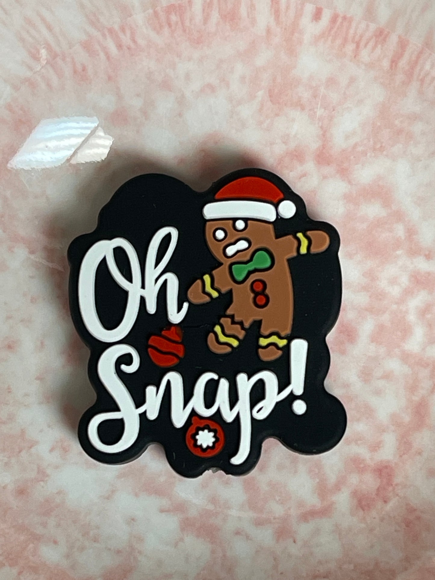 Oh Snap Gingerbread Man Focal