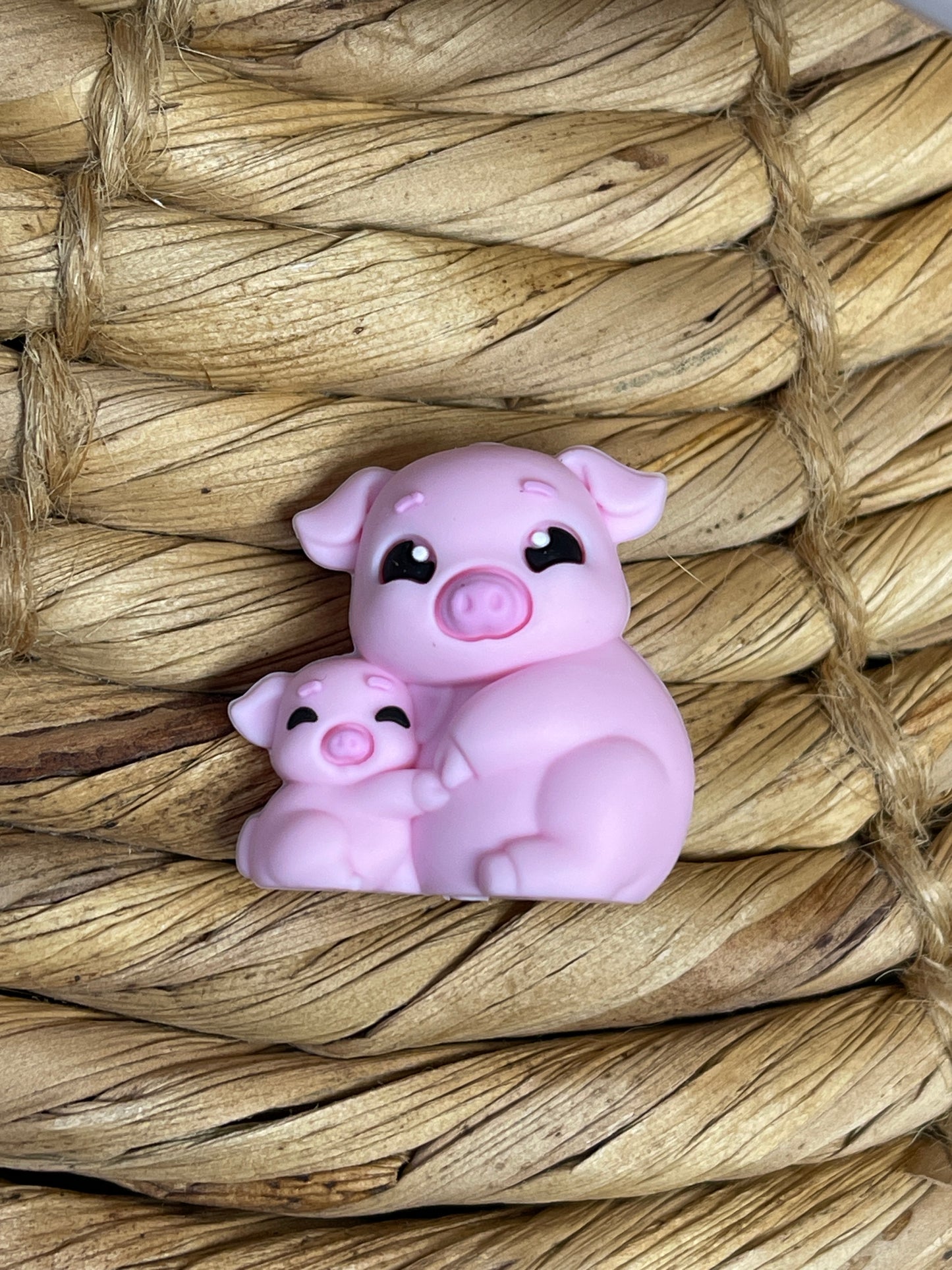 3D Momma and Baby Pig Focal