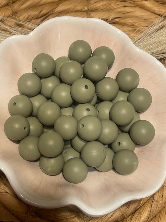 Grey Green 15mm round