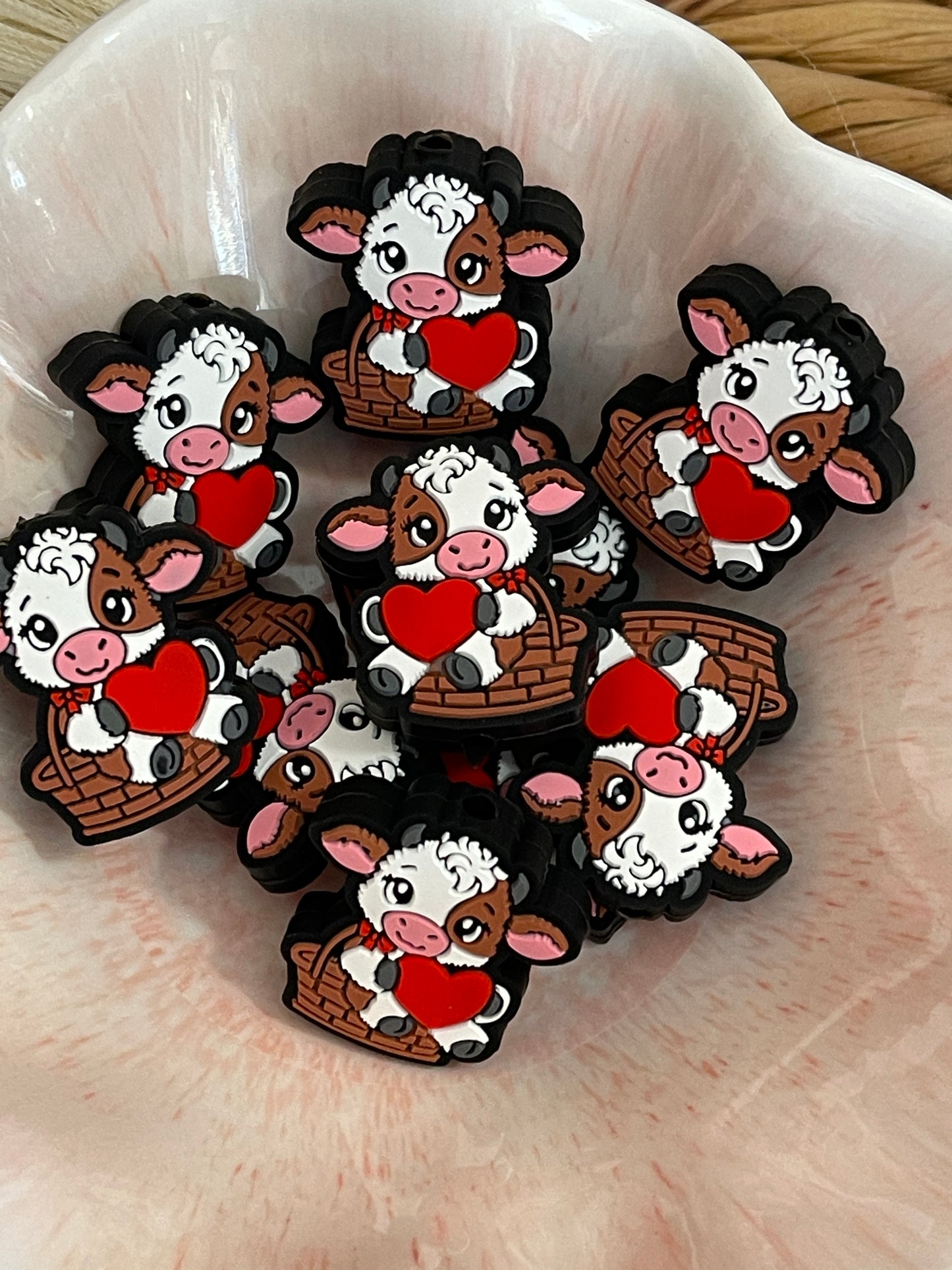 Callie Cow Valentine Love Focal