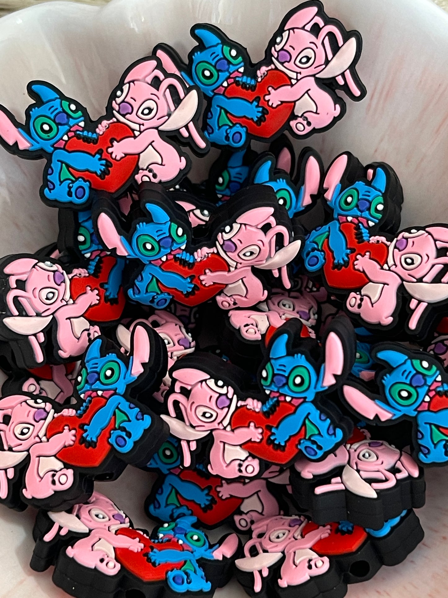 Stitch and Angel Valentine Love Focal