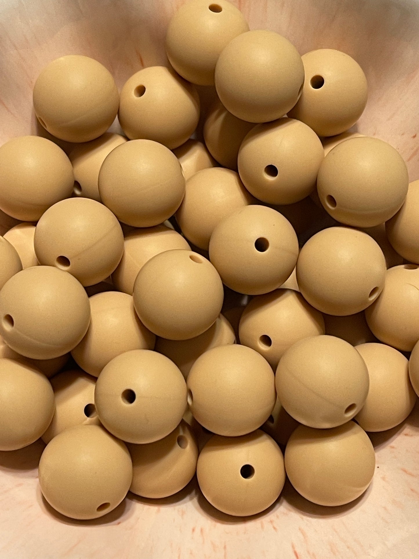 Oatmeal 15mm round