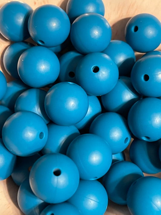 Blue Green 15mm round
