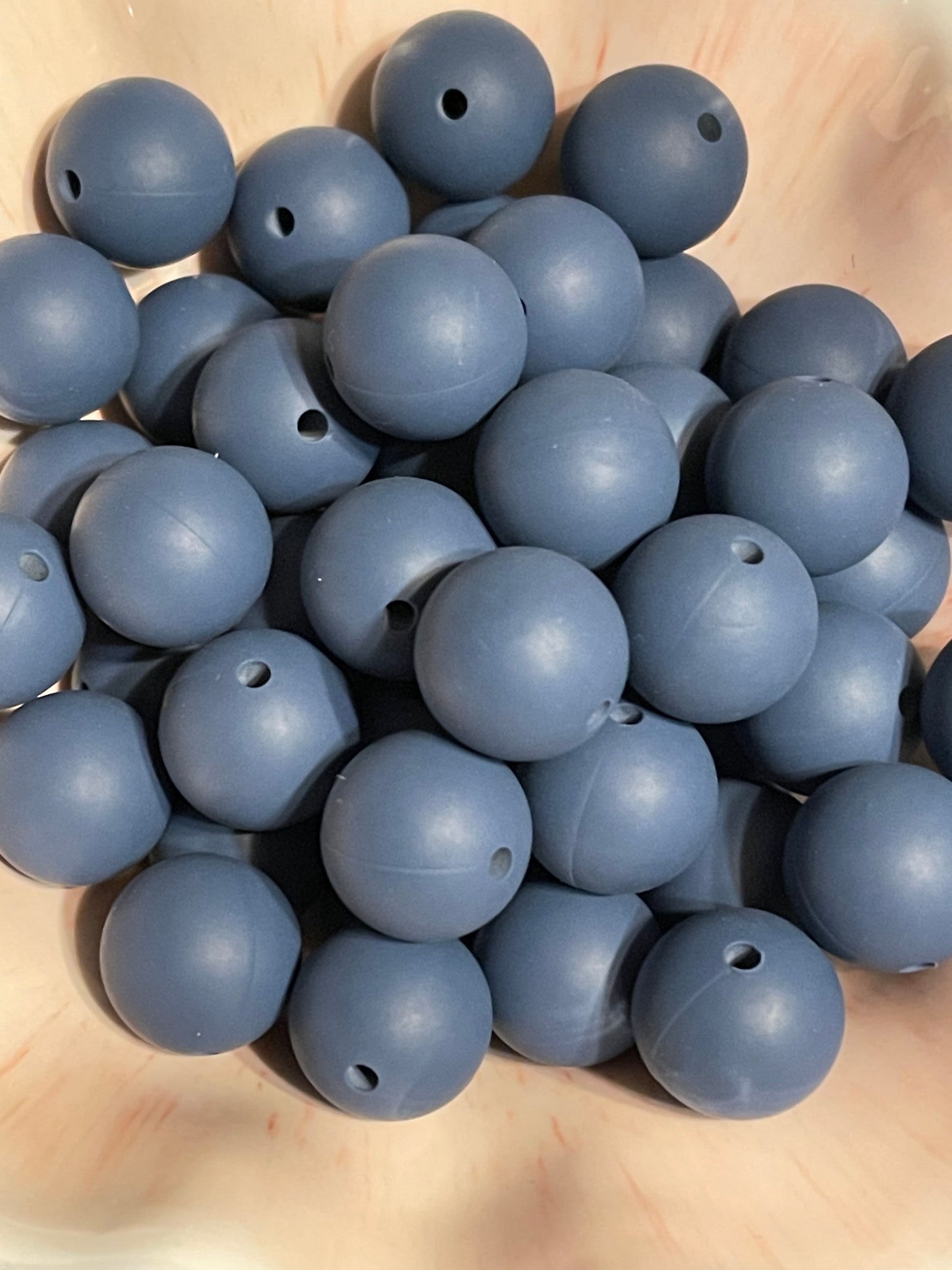 Dark Blue 15mm round