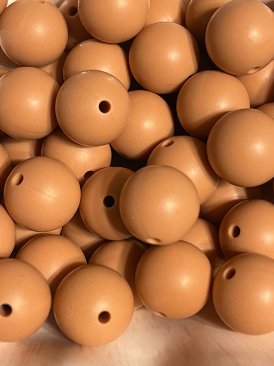 Dusty Coral 15mm round