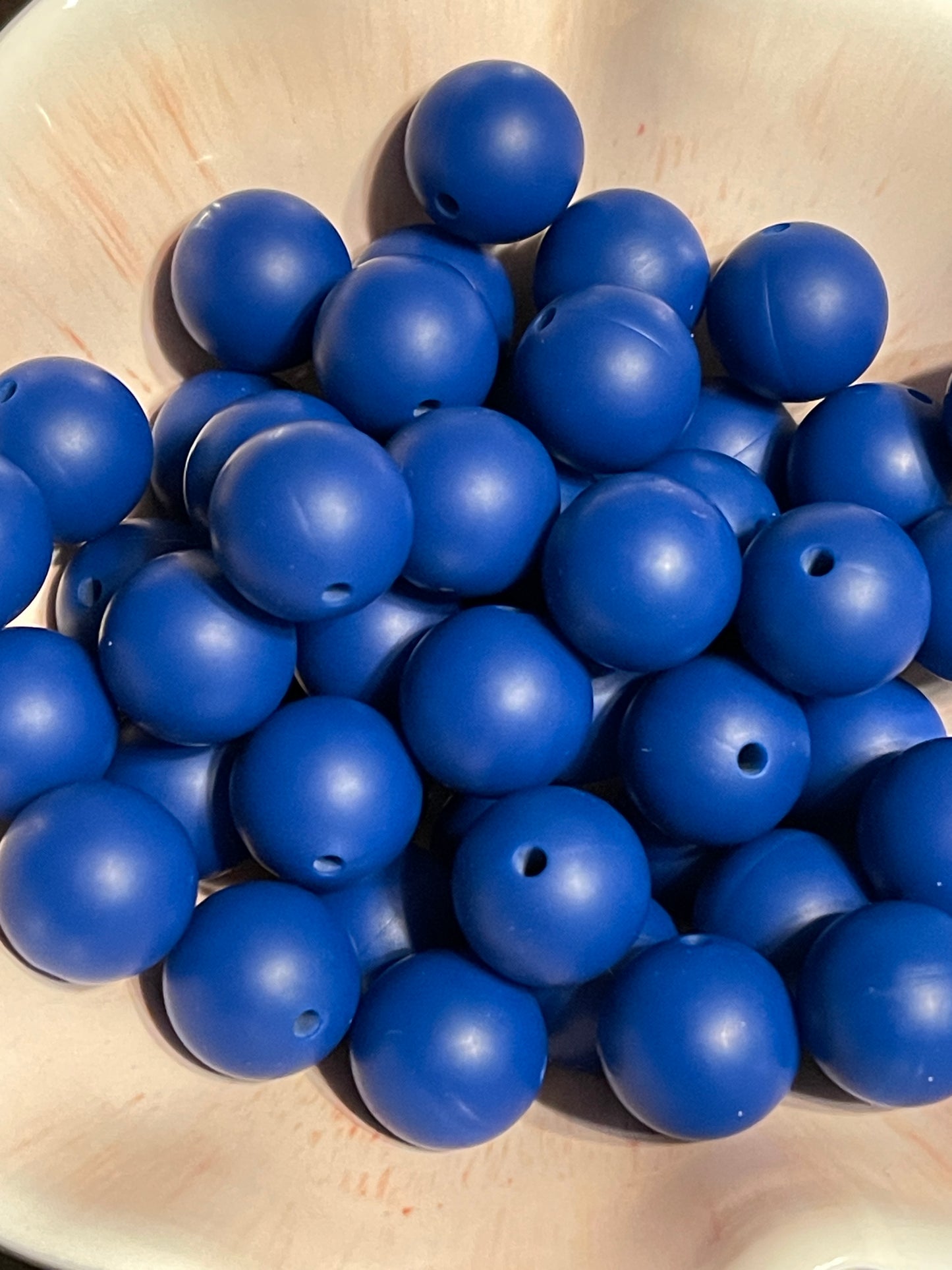 Dark Blue 15mm round