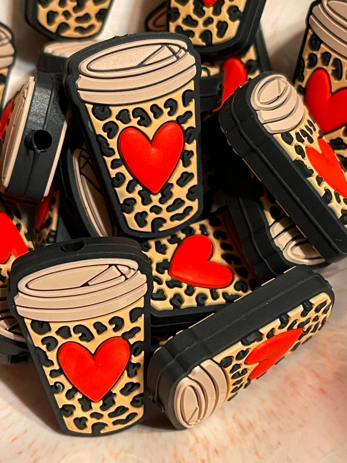 Leopard Coffee Focal