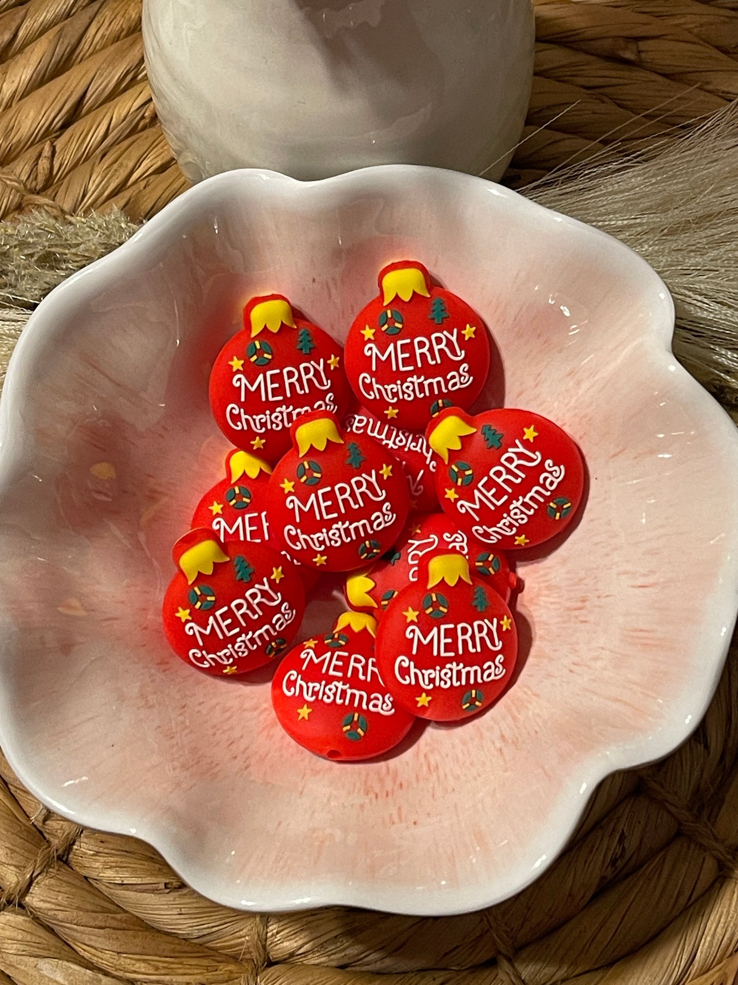 Merry Christmas Bulb Focal