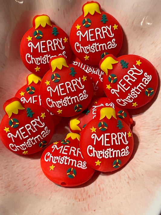 Merry Christmas Bulb Focal
