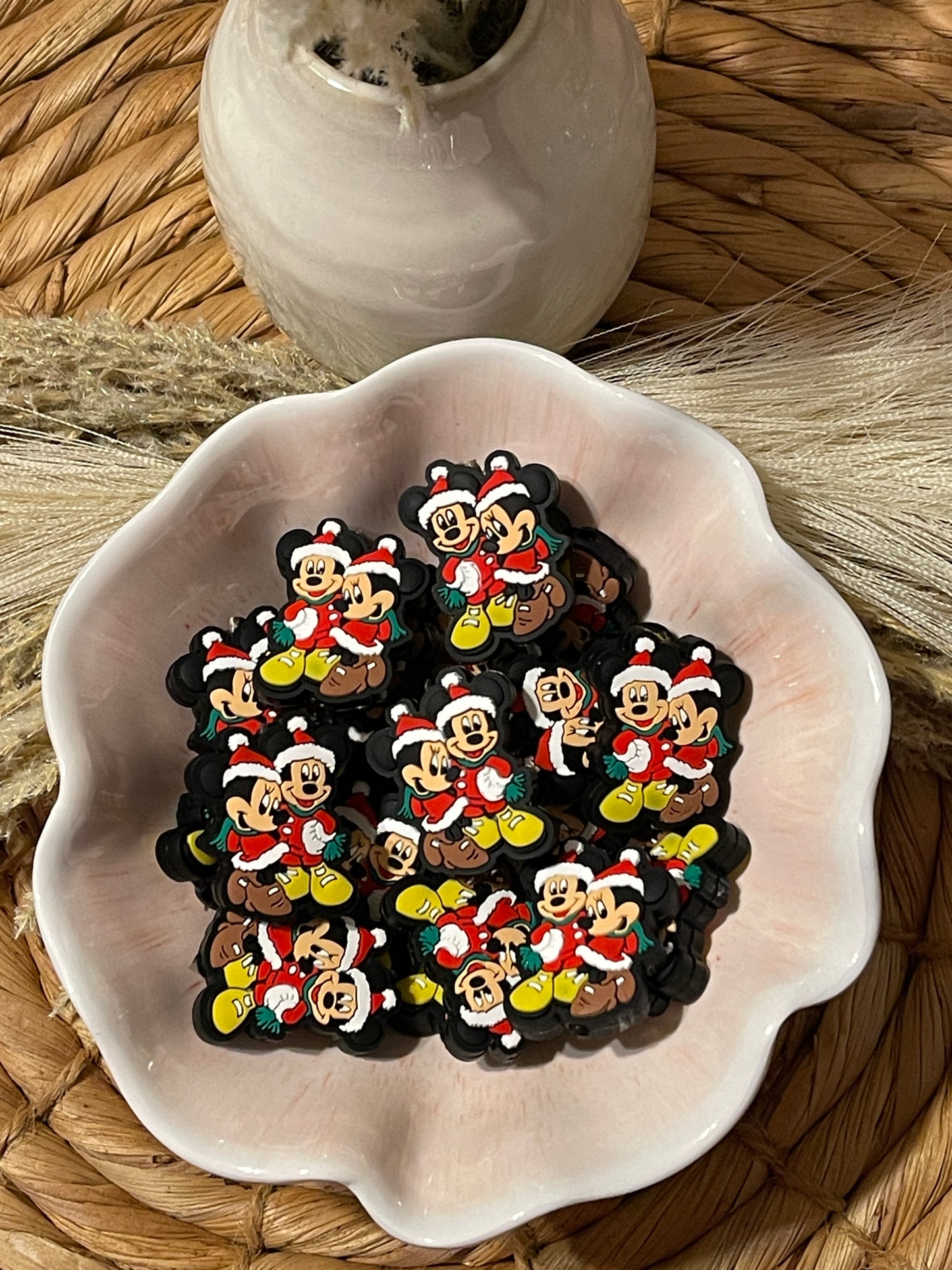 Christmas Mouse Couple Focal