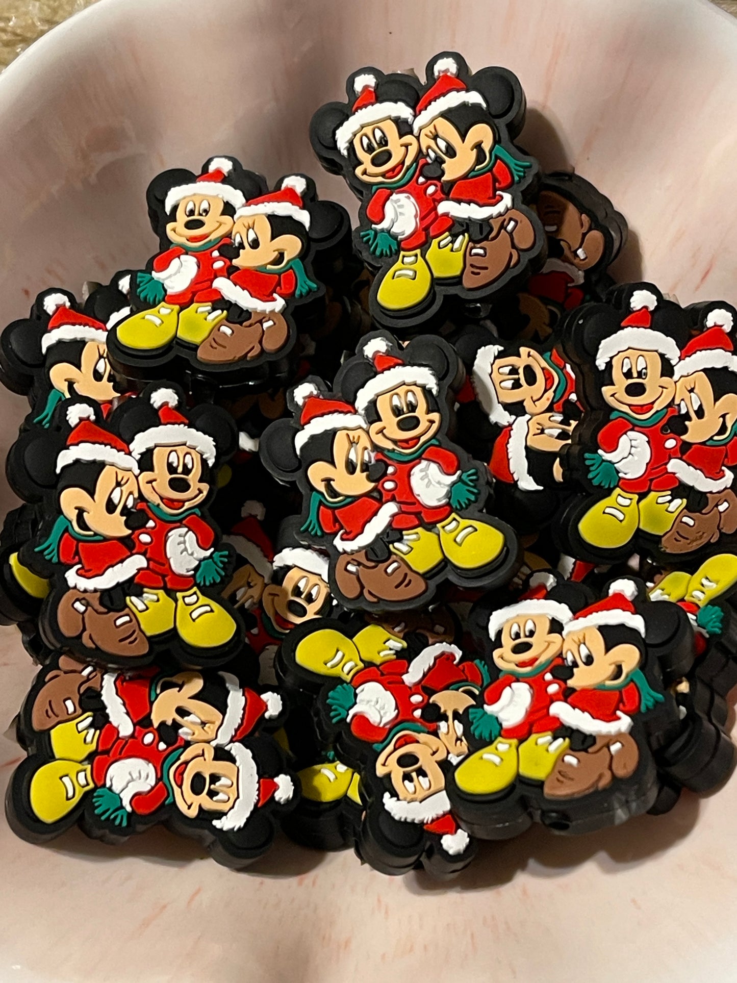 Christmas Mouse Couple Focal