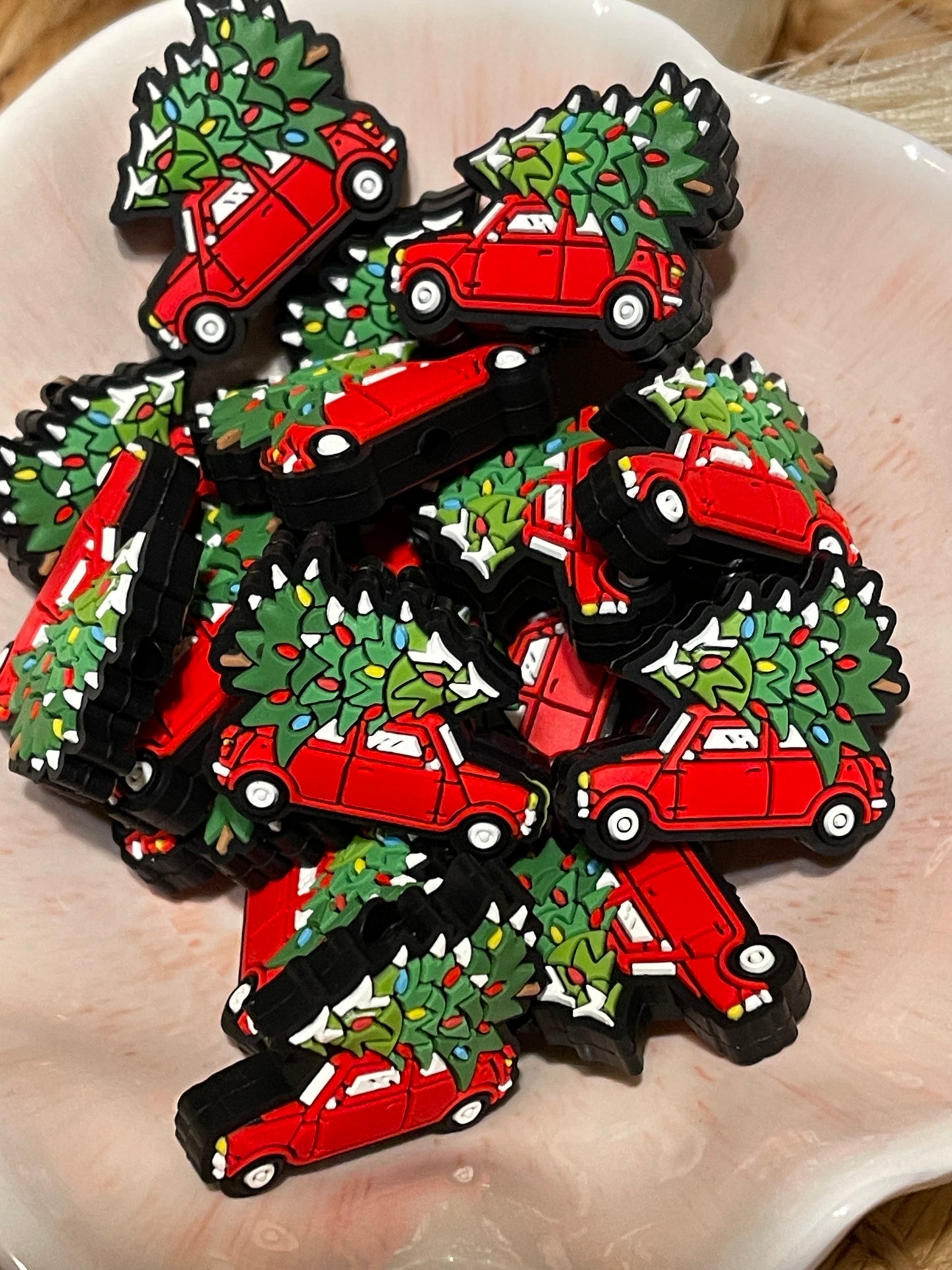 Christmas Tree Red Truck Focal