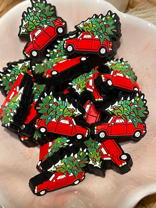 Christmas Tree Red Truck Focal