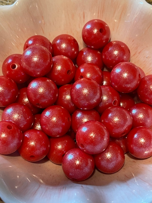 Opal Scarlet Red 15mm round