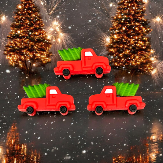 3D Christmas Truck Focal
