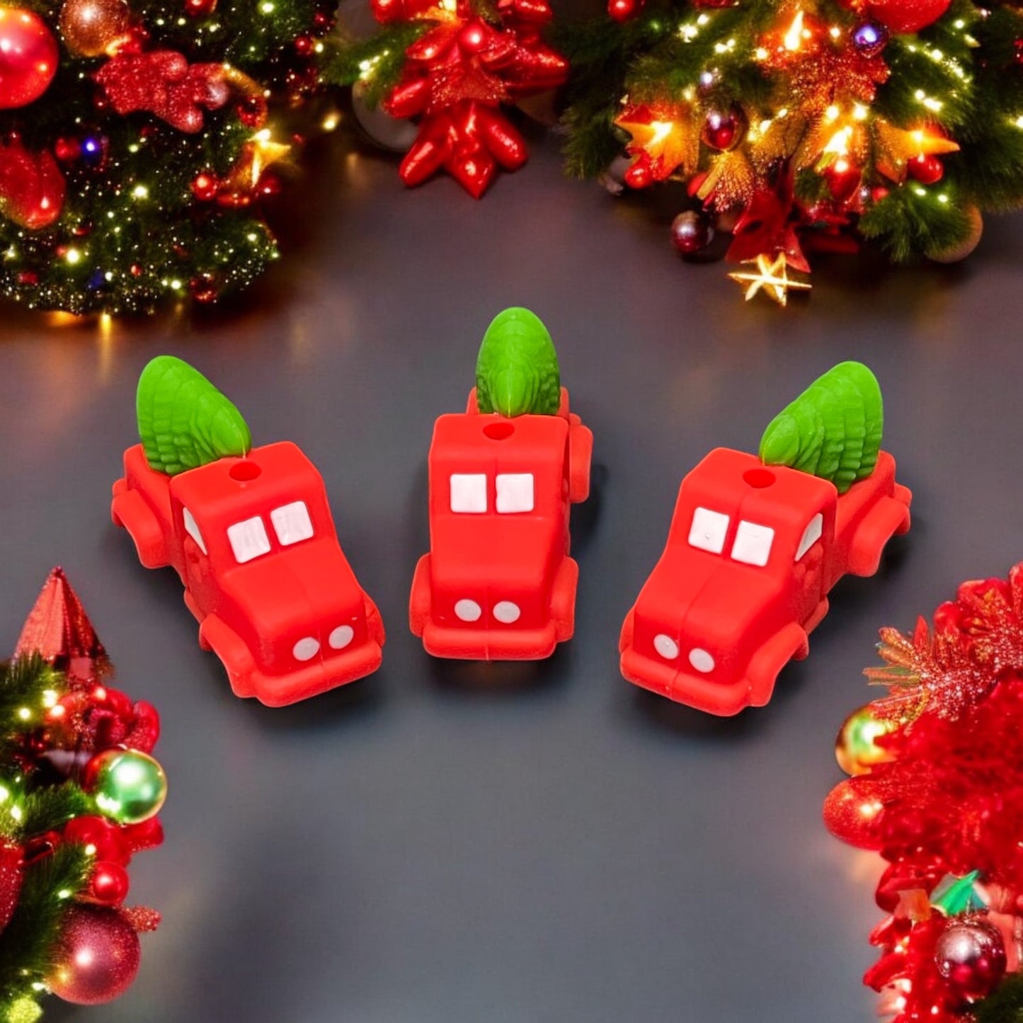3D Christmas Truck Focal
