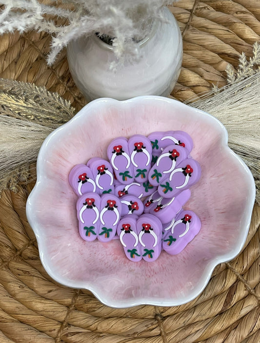 Purple Flip Flop Focal