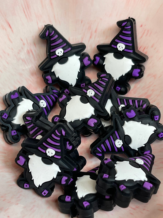 Purple Halloween Gnome Focal