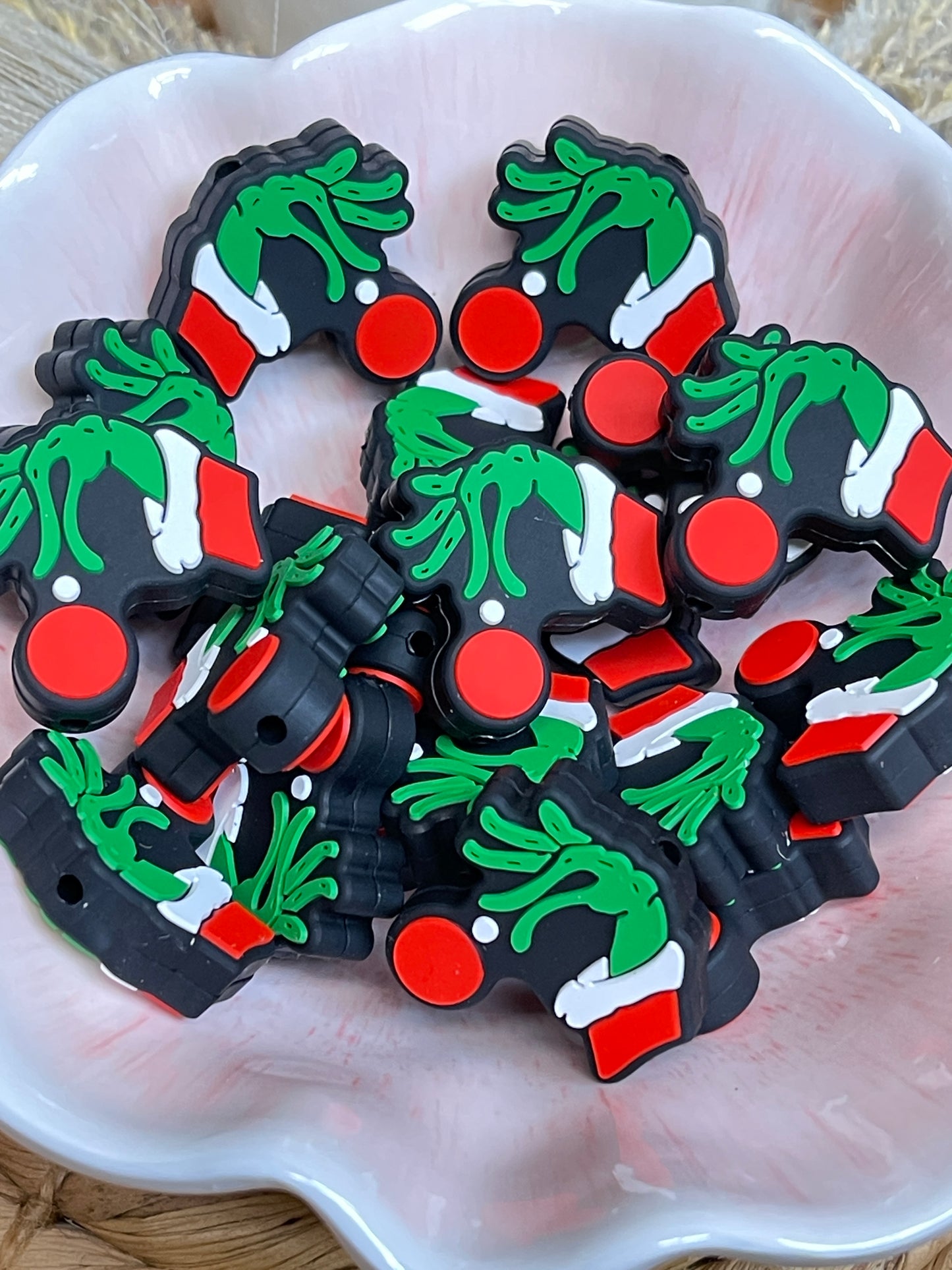 Holly Jolly Ornament Focal