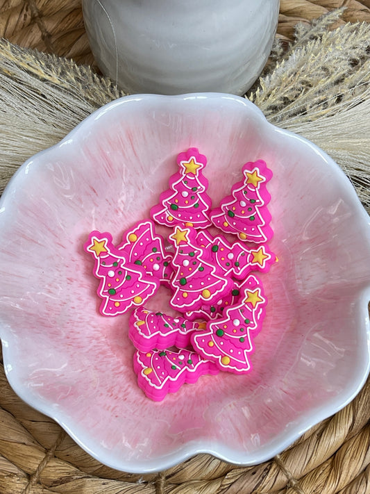 Pink Christmas Tree Focal