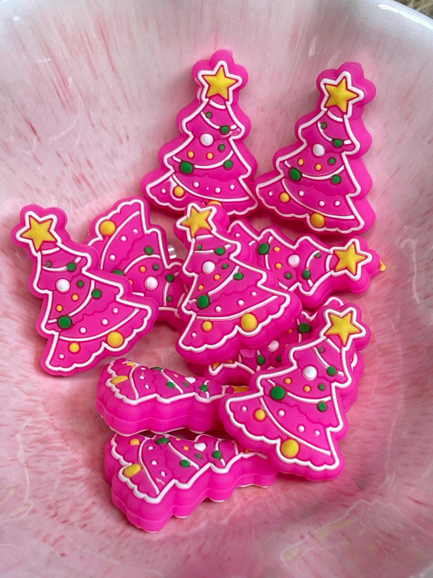 Pink Christmas Tree Focal